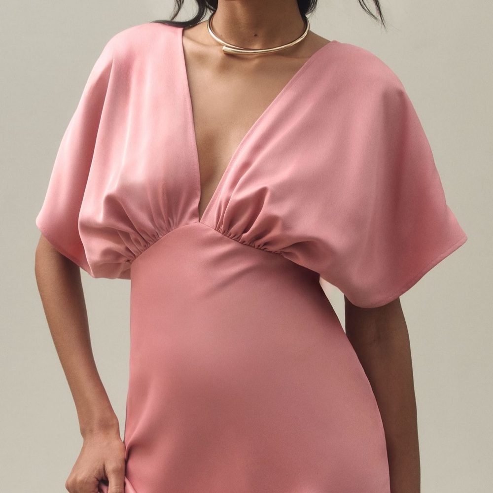 BHLDN Leila Satin Gown